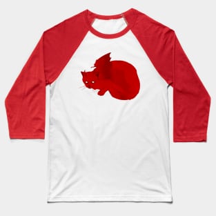 Devil Cat Baseball T-Shirt